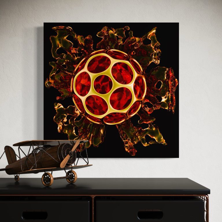 "Laissez-vous envoûter par la puissance de Nexus. Trois tableaux qui se répondent, créant une symphonie visuelle intense. Couleurs profondes et formes hypnotiques pour une expérience sensorielle unique. Transformez votre espace en un lieu de contemplation et d'émotion."
