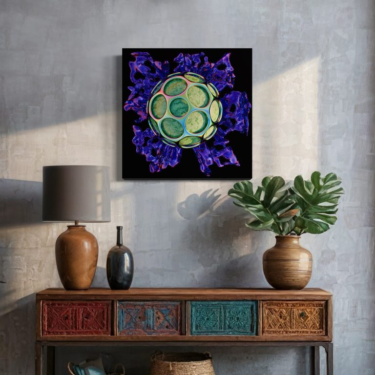 "Laissez-vous envoûter par la puissance de Nexus. Trois tableaux qui se répondent, créant une symphonie visuelle intense. Couleurs profondes et formes hypnotiques pour une expérience sensorielle unique. Transformez votre espace en un lieu de contemplation et d'émotion."