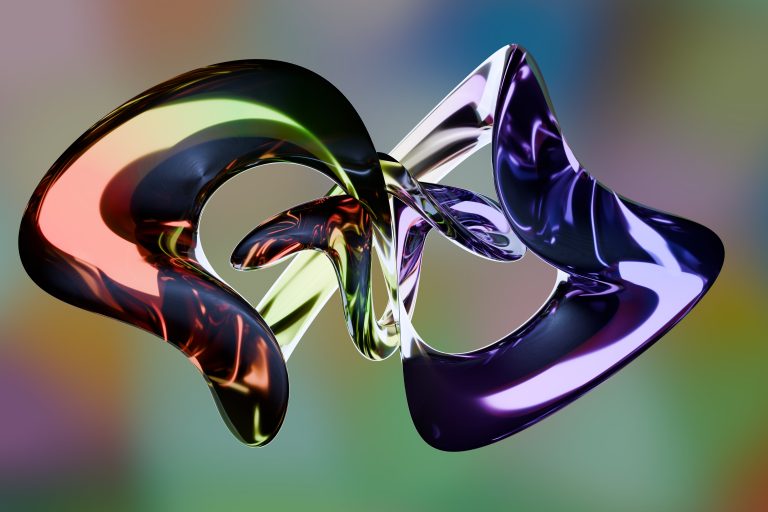 LIGHT PAINT est une œuvre numérique contemporaine où la lumière devient matière. Des formes fluides et métalliques semblent flotter dans l’espace, s’entrelacer et se transformer sous le regard du spectateur. Leurs reflets irisés révèlent une palette subtile de couleurs qui évolue selon l’angle de vue et l’éclairage environnant.