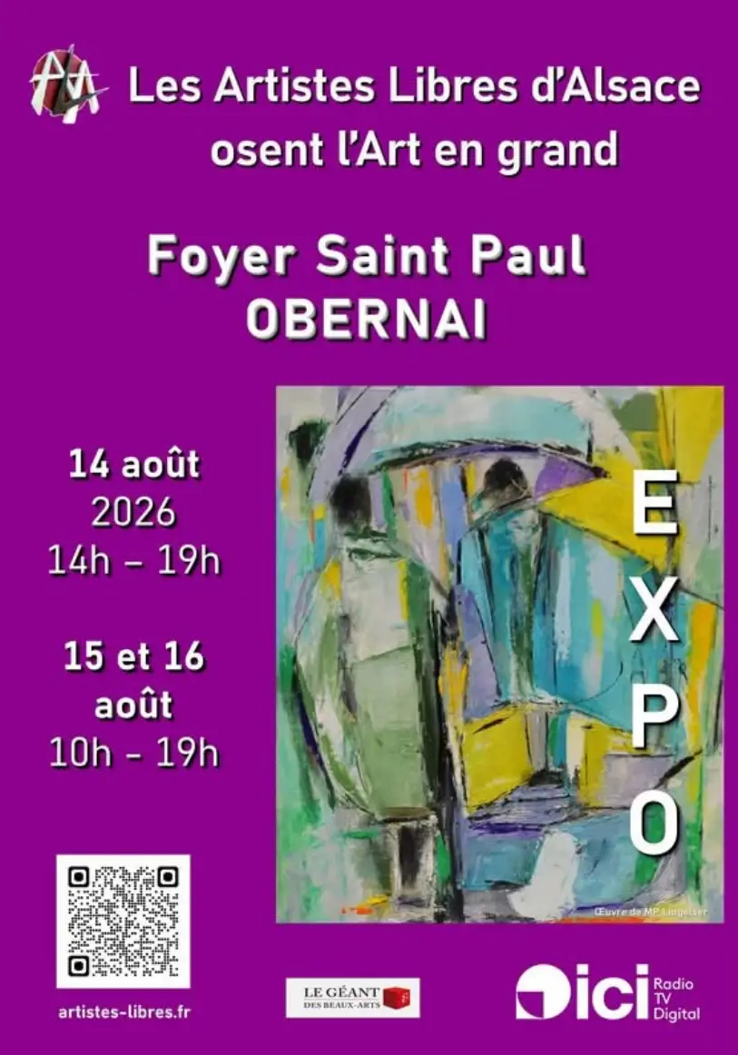 Exposition à Obernai du 14 au 16 Août 2026